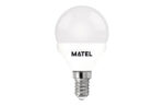 BOMBILLA LED ESFERICA - E14 LUZ FRIA 500LM 5W