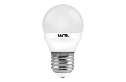 BOMBILLA LED ESFERICA - E27 LUZ FRIA 500LM 5W