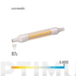 BOMBILLA LED LINEAL 78 MM - R7S LUZ FRIA 600LM 5,5 W
