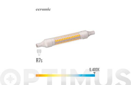 BOMBILLA LED LINEAL 78 MM - R7S LUZ FRIA 600LM 5,5 W
