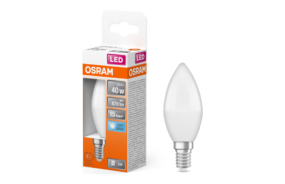 BOMBILLA VELA LED - E14 4,9W 407LM 4000K IP20 BOMBILLA VELA LED - Imagen 3