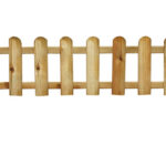 BORDURA MINIVALLA MADERA BASIC - 28 X 110 CM POSTE FIJACION 45 CM