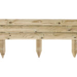 BORDURA MINIVALLA MADERA TRAVERSE - 21 X 110 CM POSTE DE FIJACION 40 CM