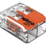 BORNA DE CONEXION RAPIDA 2 VIAS 6MM2 50 UND. - 221-612