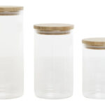 BOTE SET 3 BOROSILICATO - 10X10X22,3CM 1400 1400/1100ML