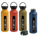 BOTELLA INOX TERMO ON THE GO OTOÑO - 750 ML SURTIDO 4 COLORES