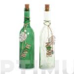 BOTELLA LED CRISTAL TROPICAL - SURTIDAS