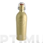 BOTELLA VIDRIO METALIZADA ORO - 1 L
