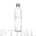 BOTELLA VIDRIO RELIEVE TRANSPARENTE - 1,25 L
