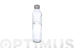 BOTELLA VIDRIO RELIEVE TRANSPARENTE - 1,25 L