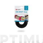 BRIDA CIERRE REUTILIZABLE VELCRO® ONE-WRAP® 25 UDS - 200 MM X 20 MM NEGRO