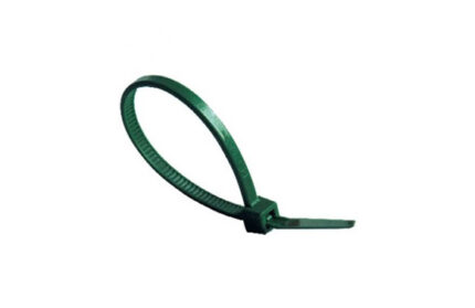 BRIDA NILON VERDE 100 UDS - 4,8 X 290