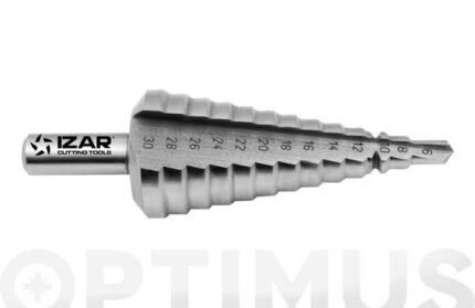 BROCA HSS ESCALONADA 1602 - 10 PASOS DE 9 A 36 MM