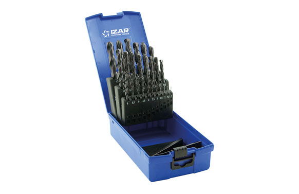 BROCA METAL STANDARD CILINDRICA HSS DIN338N JUEGO - 1456-1 A 13 MM-25 UDS BROCA METAL STANDARD CILINDRICA HSS DIN338N JUEGO - Imagen 1