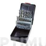 BROCA PARA METAL HSS COBALTO JUEGO 19 PIEZAS - Ø DE 1 A 10 MM. DE ½ EN ½ MM.