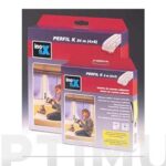 BURLETE CAUCHO ADHESIVO "K"