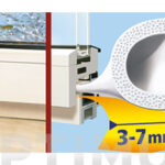 BURLETE CAUCHO PERFIL D MARRON - 6 M X 9 MM TESAMOLL