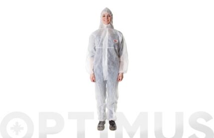 BUZO DESECHABLE POLIPROPILENO BASICO 4500 - TALLA XXL BLANCO