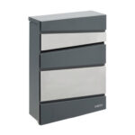 BUZON EXTERIOR ACERO/INOX - FLYSCH ANTRACITA/INOX 27,5 X 36,5 X 10