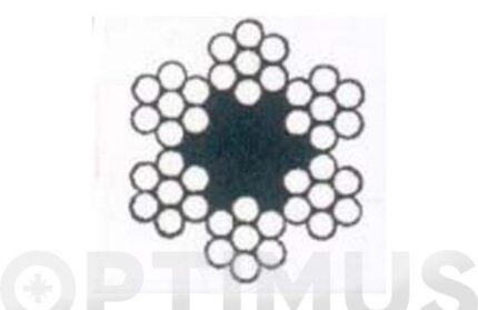 CABLE ACERO GALVANIZADO ROLLO 25 M