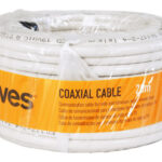 CABLE COAXIAL PVC BLANCO 20M