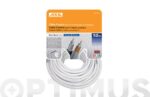 CABLE COAXIAL TV 19VAT - BLANCO