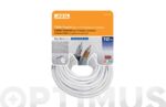 CABLE COAXIAL TV 19VAT - C BLANCO - 50 M