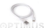 CABLE CONEXION USB-LIGHTING IPH - BLANCO 1M