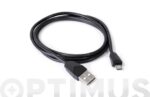 CABLE CONEXION USB-MICRO USB - NEGRO 1M