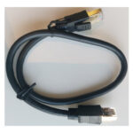 CABLE ETHERNET RJ45 CAT-8 0,5 M NEGRO
