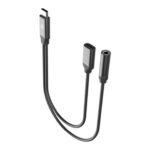 CABLE SPLITTER CARGA Y TRANFIERE TIPO C - NEGRO