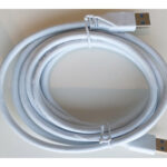 CABLE USB A/ USB A MACHO/MACHO 2M BLANCO