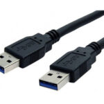 CABLE USB A/ USB A MACHO/MACHO 2M NEGRO