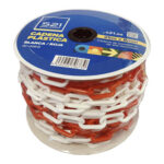 CADENA PLASTICA BLANCA/ROJA