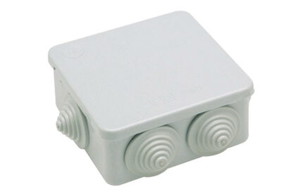 CAJA ESTANCA IP65 80X80X45 MM - 7 CONOS
