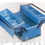 CAJA HERRAMIENTAS METAL AZUL 2 COMPARTIMIENTOS