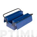 CAJA HERRAMIENTAS METAL PLEGABLE 2 ASAS 3 BANDEJAS - 400 X 210 X 190 MM