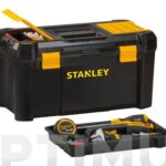 CAJA HERRAMIENTAS PLASTICO NEGRO - 132 X 188 X 320 MM