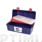 CAJA HERRAMIENTAS POLIPROPILENO N 23 AZUL - 356 X 184 X 163 MM 1 BANDEJA 2 ESTUCHES