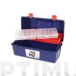 CAJA HERRAMIENTAS POLIPROPILENO N 25 AZUL - 400 X 206 X 188 MM 1 BANDEJA 1 ESTUCHE