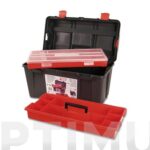 CAJA HERRAMIENTAS POLIPROPILENO N 33 GRIS - 480 X 258 X 255 MM 1 BANDEJA 1 ESTUCHE