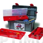 CAJA HERRAMIENTAS POLIPROPILENO N 35 GRIS - 580 X 285 X 290 MM 2 BANDEJAS 1 ESTUCHE