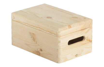 CAJA MADERA PINO CON TAPA
