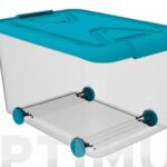 CAJA MULTI-BOX  CON RUEDAS AZUL - 70 L