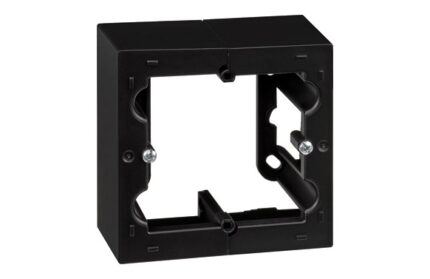 CAJA SUPERFICIE 1 ELEMENTO NEGRO - SERIE 10