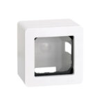 CAJA SUPERFICIE CON MARCO 1 ELEMENTO BLANCO - SERIE 27