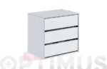 CAJONERA INTERIOR BLANCA 3 CAJONES - 60 X 57 X 44 CM