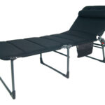 CAMA ALUMINIO REFORZADA AIR DELUXE EXTRA ANCHA - ACOLCHADO NEGRO