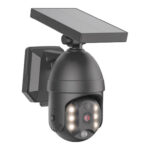 CAMARA SOLAR FICTICIA LED CON SENSOR DE MOVIMIENTO - 250 LUMENES 5000 KELVIN BLANCO FRÍO