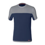 CAMISETA STRETCH BICOLOR AZUL-GRIS - TALLA XXL